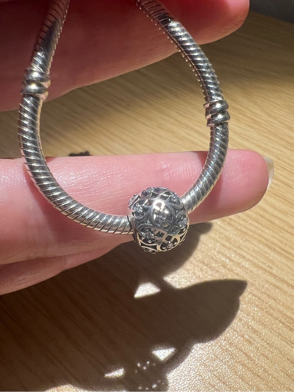 Openwork Filigree Charm - Picture 3 of 10